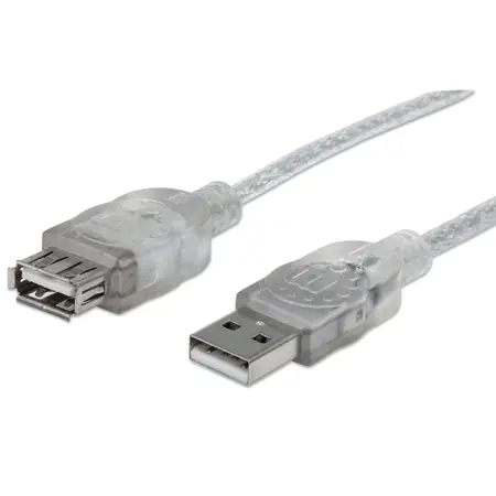 CABLE DATOS | USB 2.0 EXTENSION | 3M | MANHATTAN