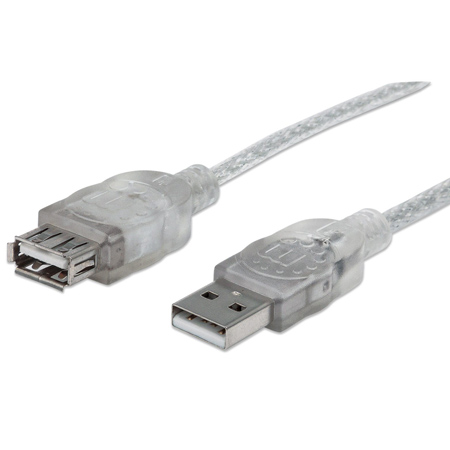 CABLE DATOS | USB 2.0 EXTENSION | 4.5M | MANHATTAN
