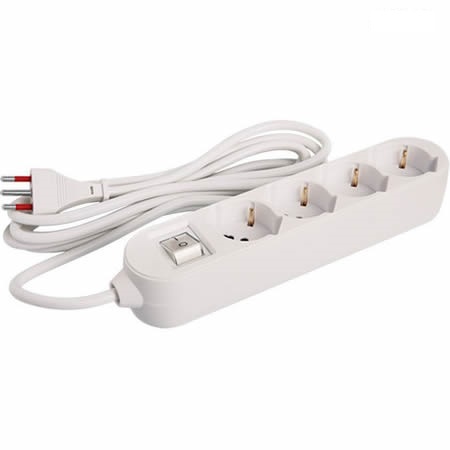 ELECTRICIDAD | ALARGUE | 4 SCHUKO + 4X3ENL | 5M | VIVION