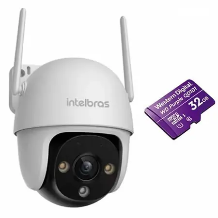 CAMARA IP | MIBO | IM7 S | PTZ | EXTERIOR | WD 32GB | INTELBRAS