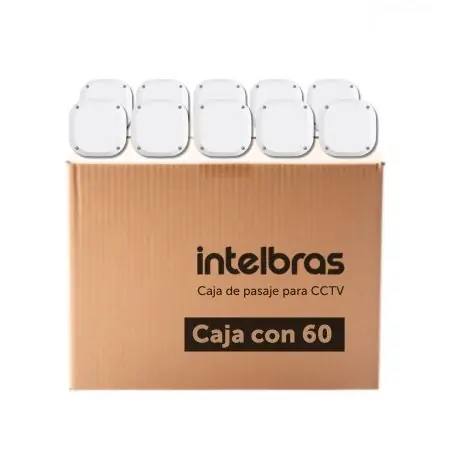HERRAMIENTAS | CAJA | 125X123X60MM | PACK X60 | VBOX 1100 E | INTELBRAS