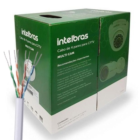 CABLE UTP | CAT5E | INTERIOR | 305M | BLANCO | CCA | INTELBRAS | MC8CBR