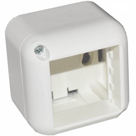 ELECTRICIDAD | CAJA EXTERIOR | 2 MODULOS | PRESTA | BLANCO | VIVION