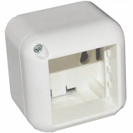 ELECTRICIDAD | CAJA EXTERIOR | 2 MODULOS | PRESTA | BLANCO | VIVION