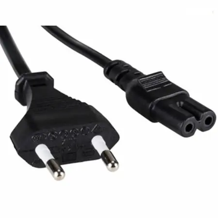 CABLE ALIM | TIPO 8 (C7) A 2 EN LINEA | 1.8M | MANHATTAN