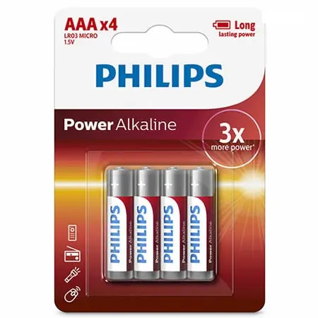 ALCALINA AAA | PACK X4 | PHILIPS