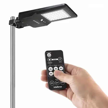 SOLAR | FAROL LED PARED/COLUMNA | LSI 4800 | 4800LM | INTELBRAS