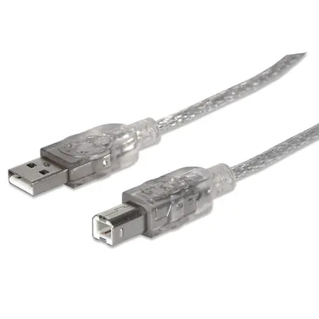 CABLE DATOS | USB 2.0 A/B | IMPRESORA | 3M | MANHATTAN