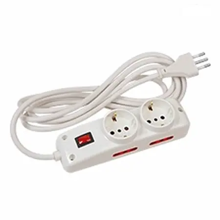 ELECTRICIDAD | ALARGUE | 2 SCHUKO + 4X3ENL | 5M | VIVION