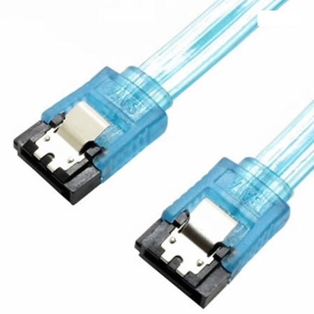CABLE DATOS | SATA 3.0 | 6GBPS | C/TRABA | 40CM | ANBYTE