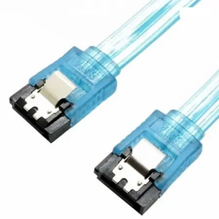 CABLE DATOS | SATA 3.0 | 6GBPS | C/TRABA | 40CM | ANBYTE