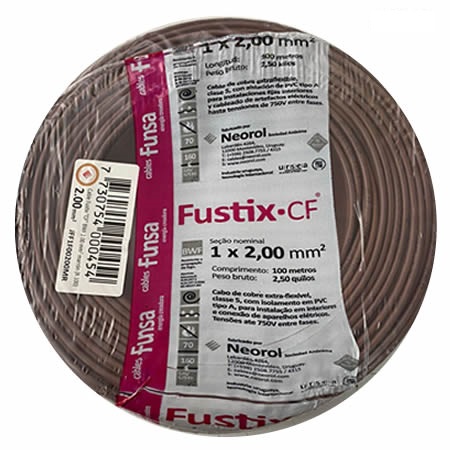 ELECTRICIDAD | CABLE | 2MM | 100M | MARRON