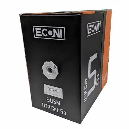 CABLE UTP | CAT5E | EXTERIOR | 305M | NEGRO | CCA | INNOVA | 1410/5E
