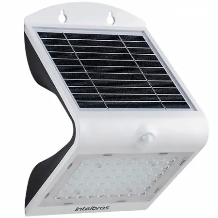 SOLAR | FAROL LED PARED | ASI 500 LM | DUAL COLOR | INTELBRAS