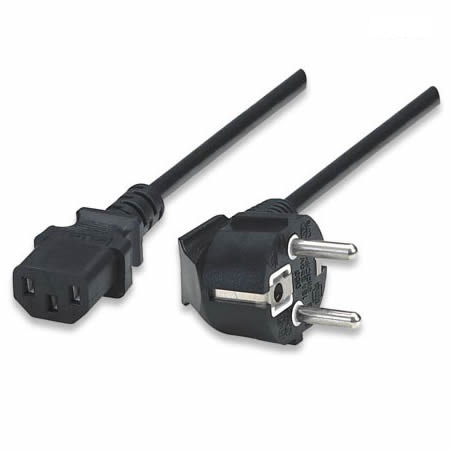 CABLE ALIM | C13 A SCHUKO | 1.5M | 0.75MM | ANBYTE