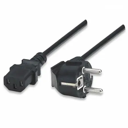 CABLE ALIM | C13 A SCHUKO | 1.5M | 0.75MM | ANBYTE
