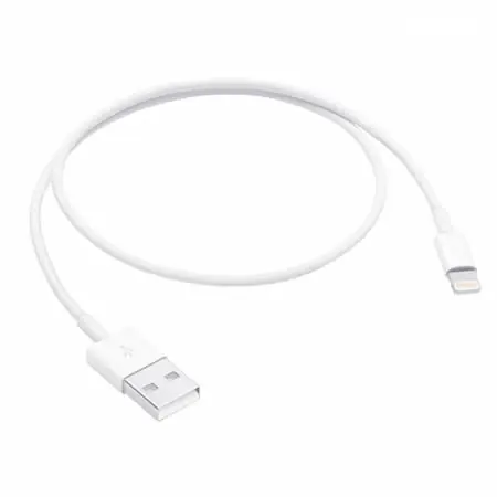 CABLE DATOS | USB A A LIGHTNING iphone | 1M | BLANCO | ANBYTE