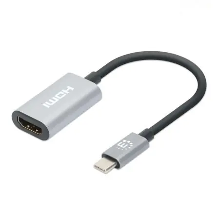 ADAPTADOR | USB C M A HDMI H | 4K@60HZ | MANHATTAN