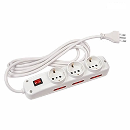 ELECTRICIDAD | ALARGUE | 3 SCHUKO + 6X3ENL | 3M | VIVION