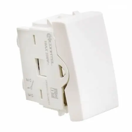 ELECTRICIDAD | MODULO INTERRUPTOR UNIPOLAR | 10A | PRESTA | BLANCO | VIVION