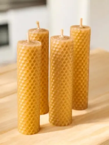 Pack x 10 Velas de miel 2cm x 10cm