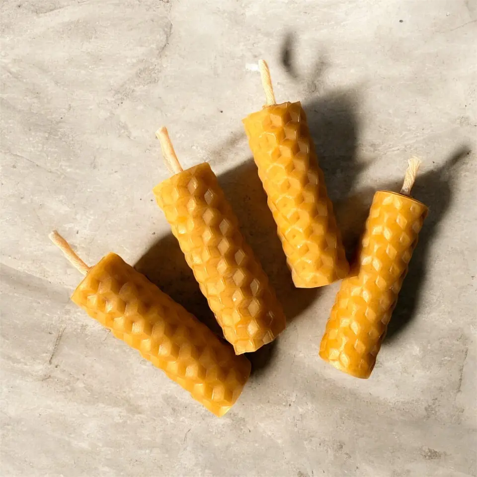 Pack x 10 Velas de miel 1,5cm x 5cm
