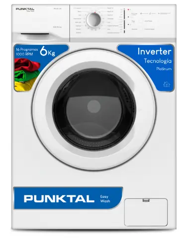 Lavarropas 6kg Carga Frontal - INVERTER