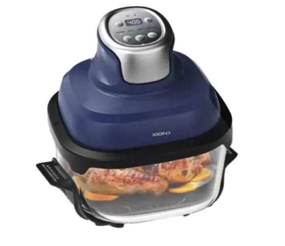 airfryer 4,5L freidora sin aceite con cesto de vidrio y visión 360