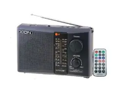 radio portátil am/fm recargable xion