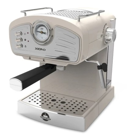 cafetera espresso y capuccino retro