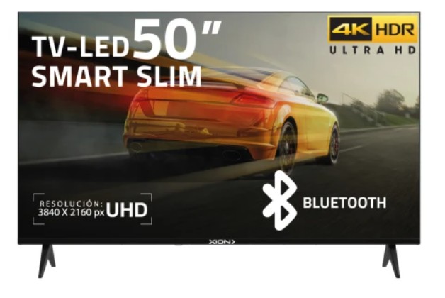 tv led smart xion 50" 4k