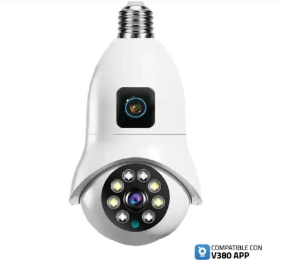cámara de seguridad smart luz led/sensor