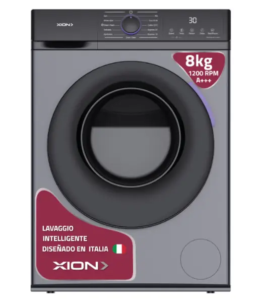 Lavarropas 8kg INVERTER Xion