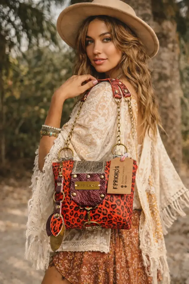 Bandolera Red Glam
