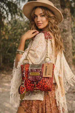 Bandolera Red Glam