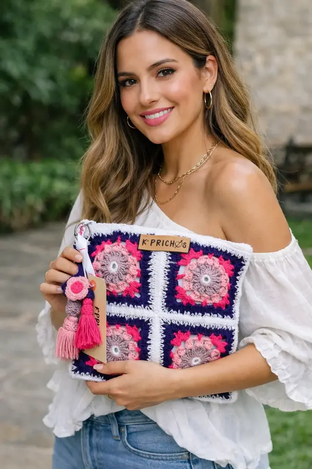Neceser crochet Bohemia