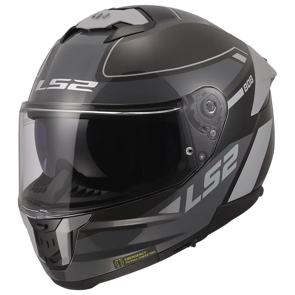 CASCO LS2 FF808 STREAM II - GRAN - GRIS