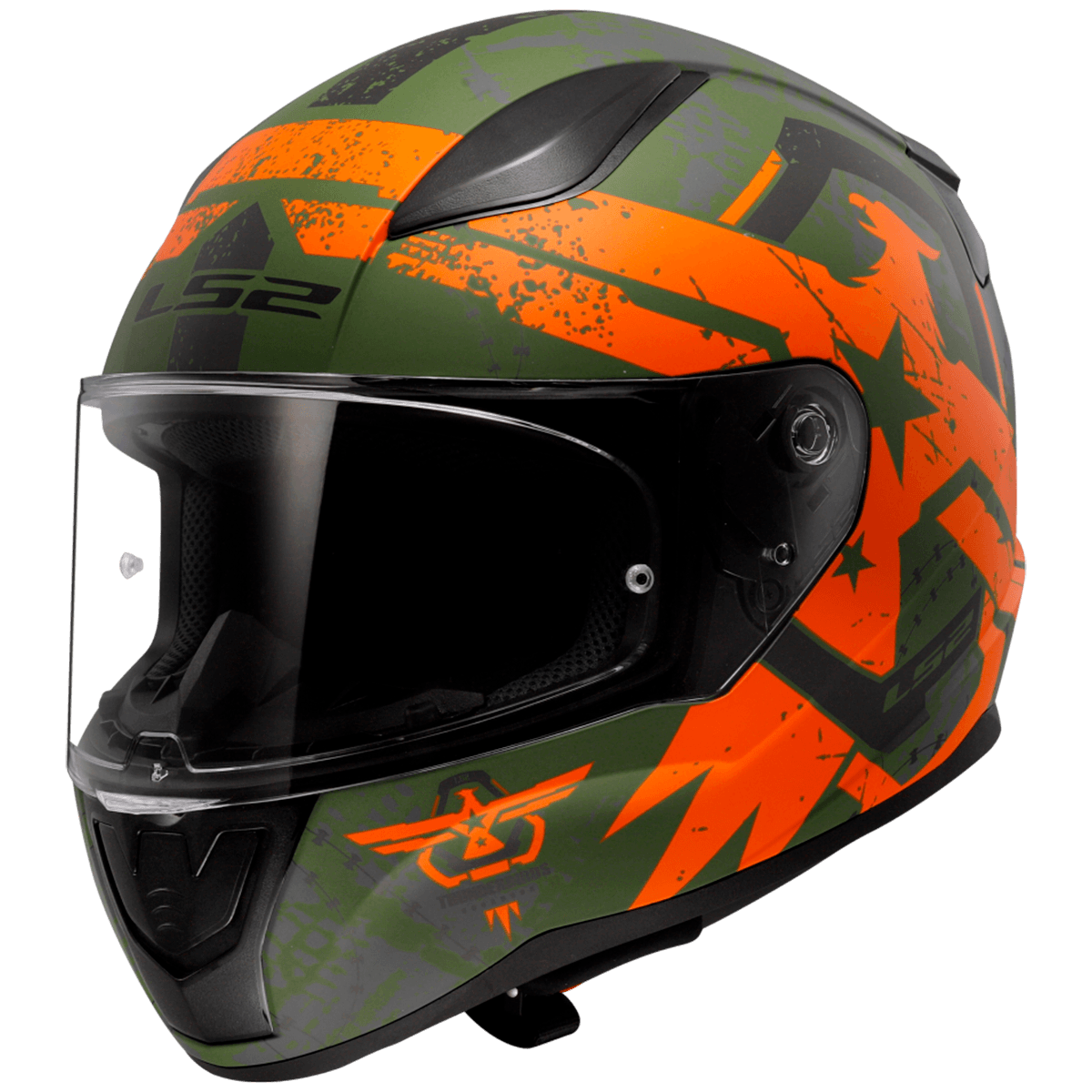 CASCO LS2 FF353 RAPID II THUNDER MILITARY