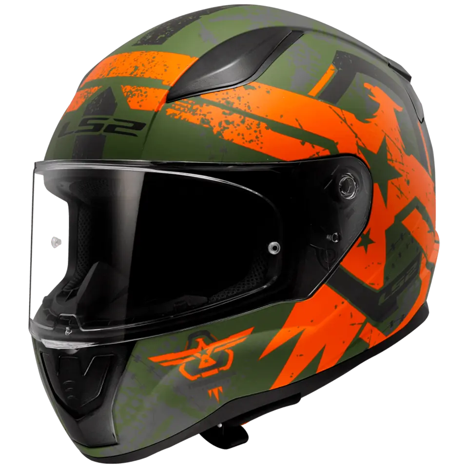 CASCO LS2 FF353 RAPID II THUNDER MILITARY