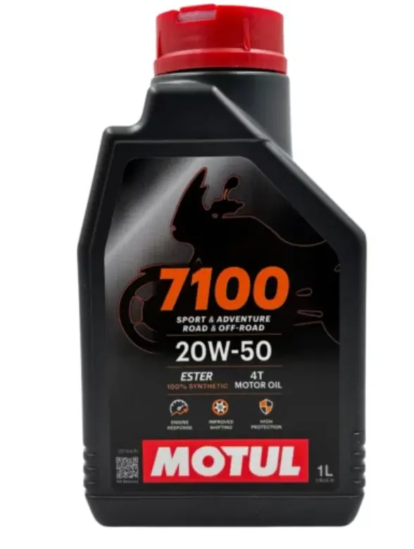 Aceite Motul 7100 4t 20w 50 100% Sintetico 1 Litro