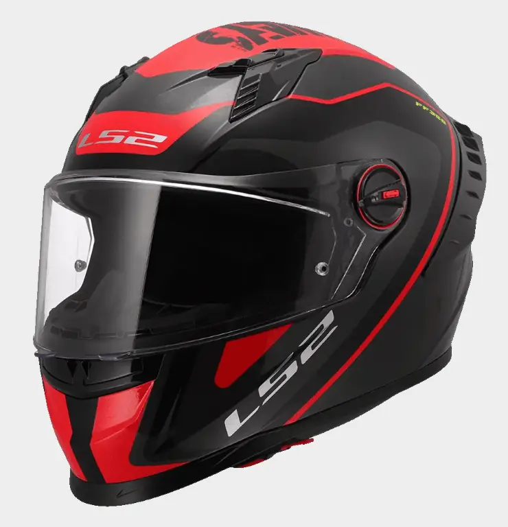 CASCO LS2 FF816 COSMOS - STRIKE GREY RED MATTE