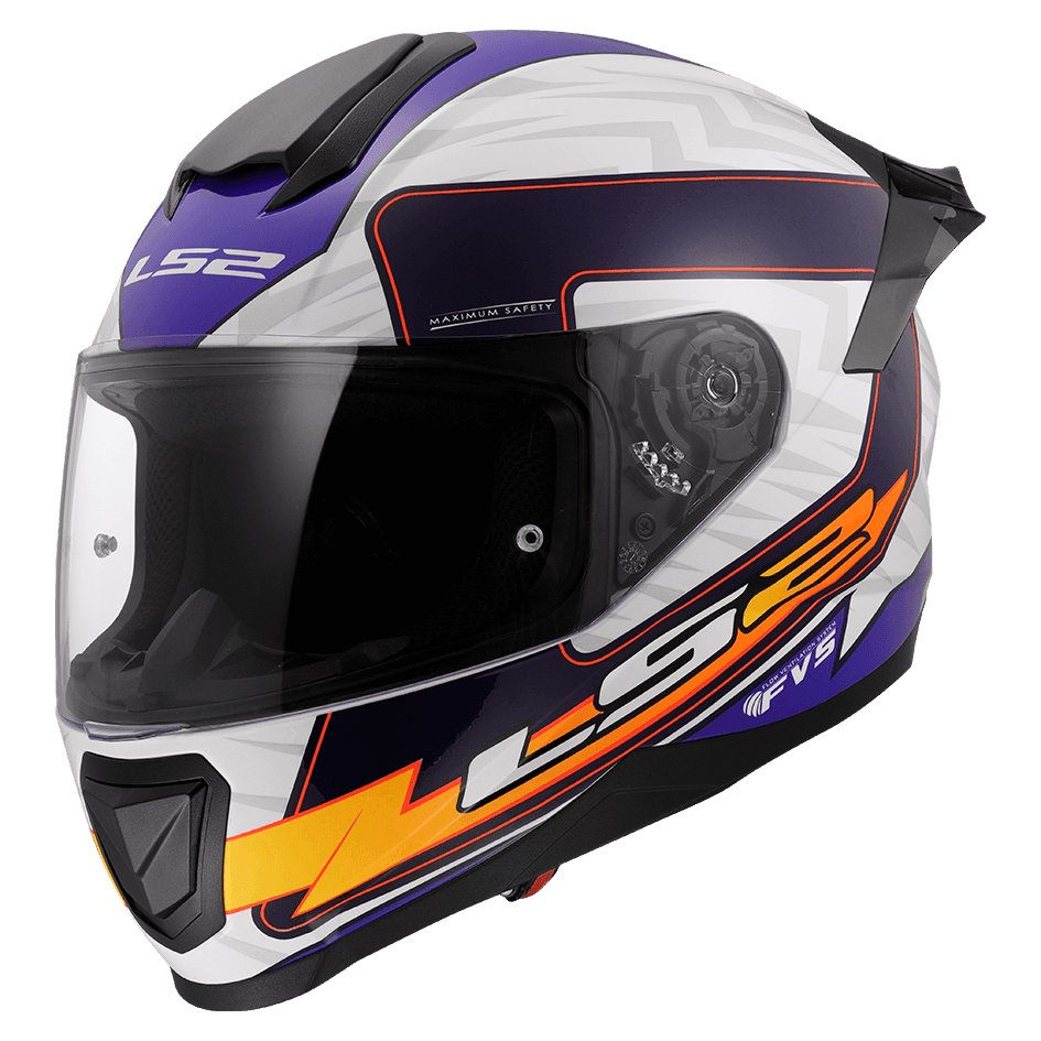 LS2 FF802 FLASH II - ENERGY - BLACK PURPLE WHITE