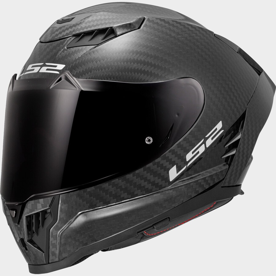 LS2 FF807 DRAGON - SOLID - MATT CARBON