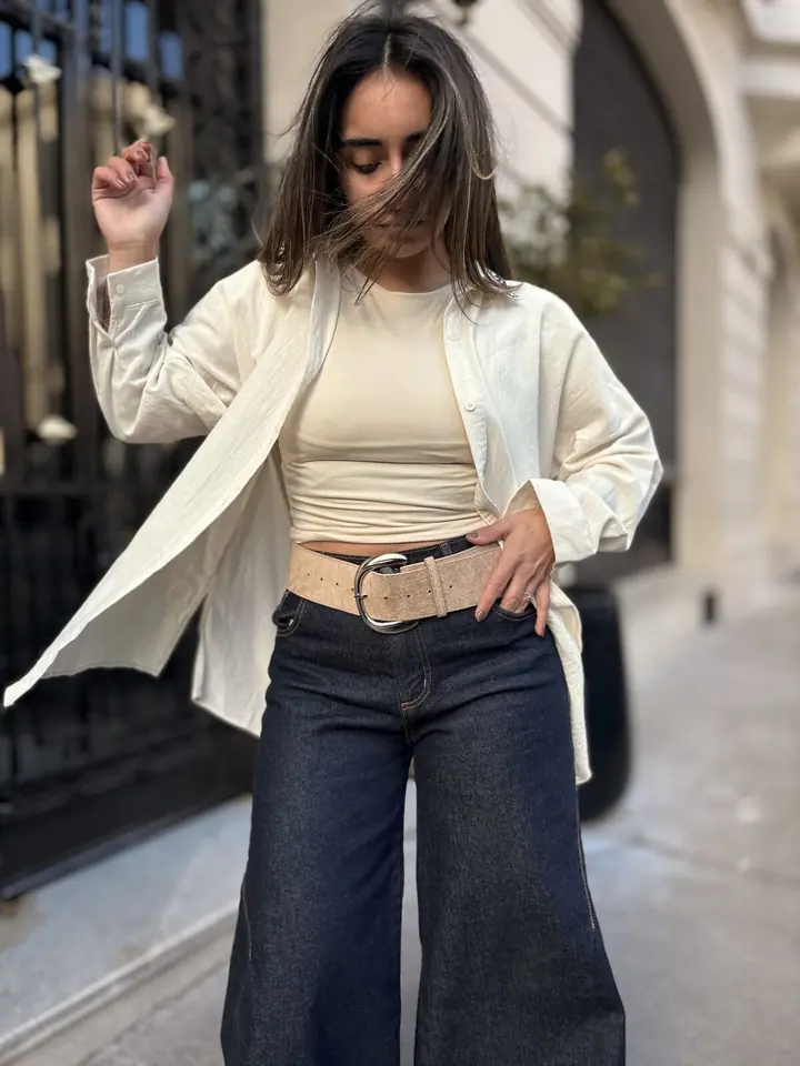 Camisa AURELIA beige