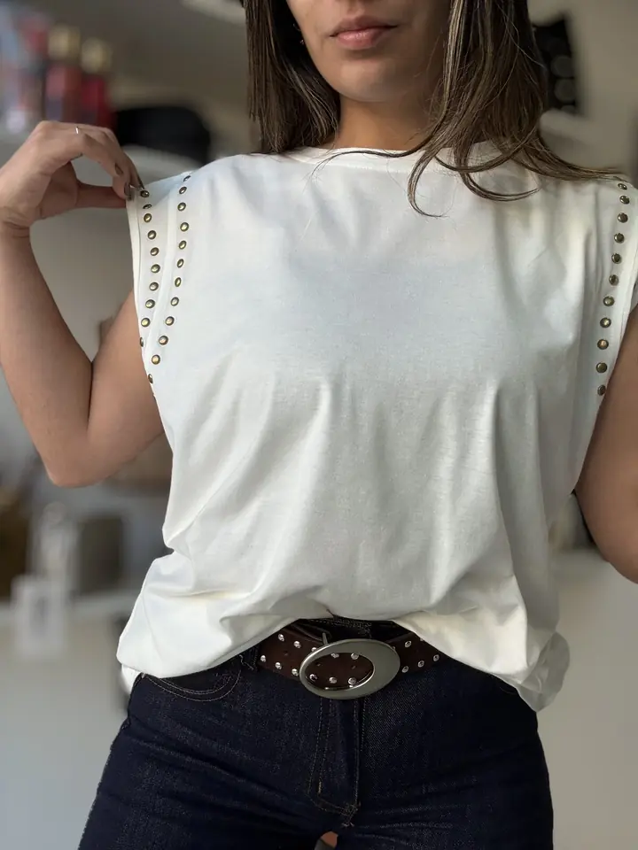 Remera TACH blanca