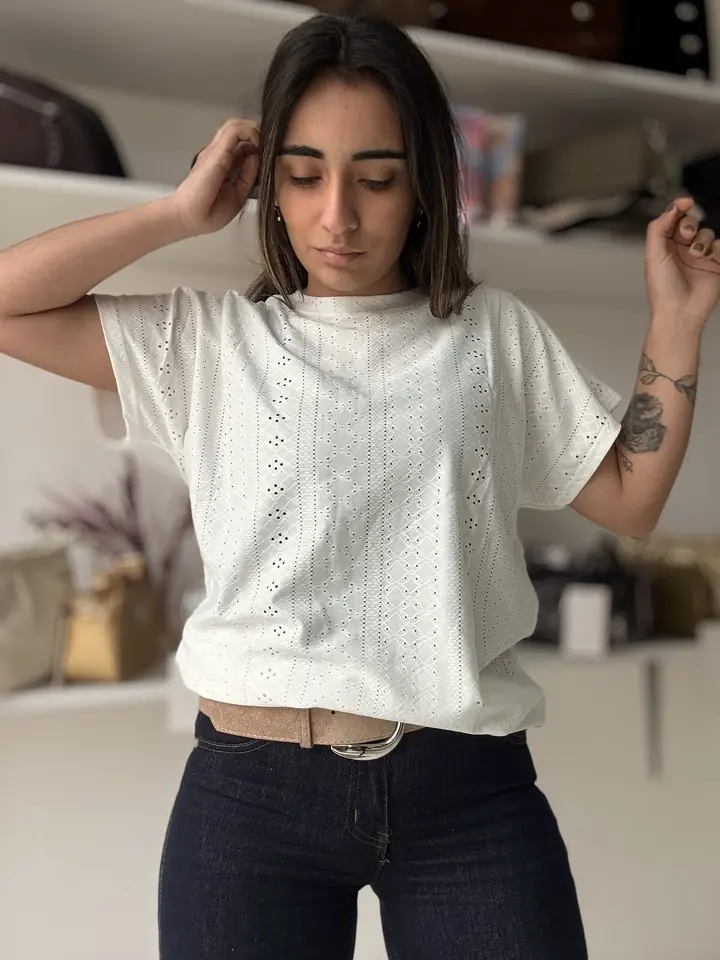Remera CLEO blanca