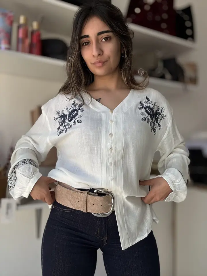 Camisa GARDEN blanca