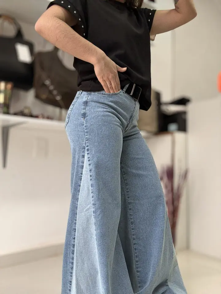 Jeans bicolor