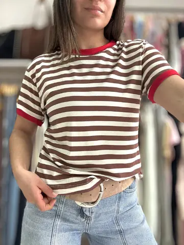 Remera rayada CHOCO