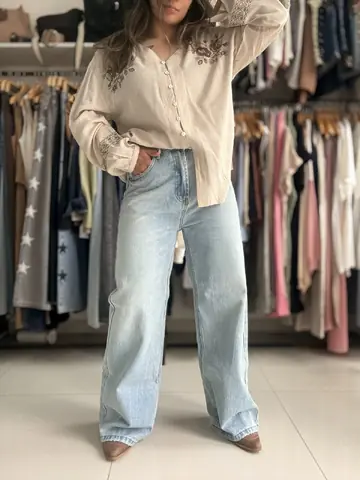 Jeans BASIC claro